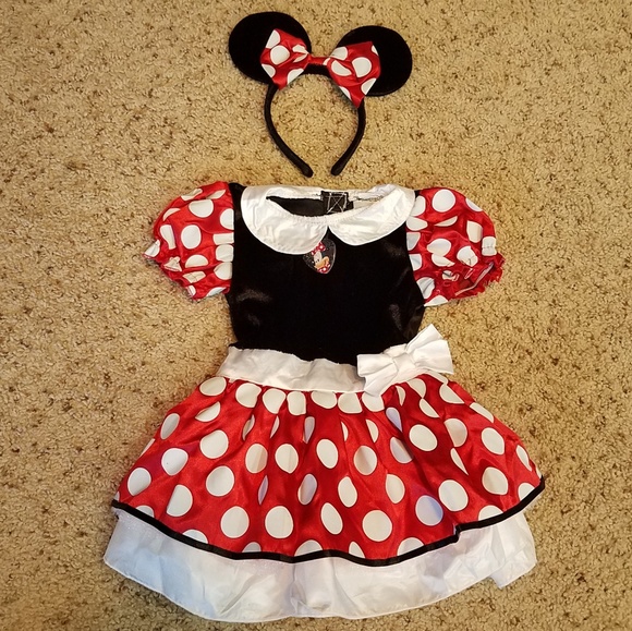 Disney Mickey Mouse Clubhouse 4 piece Costume Infant 12-24 months Brand New